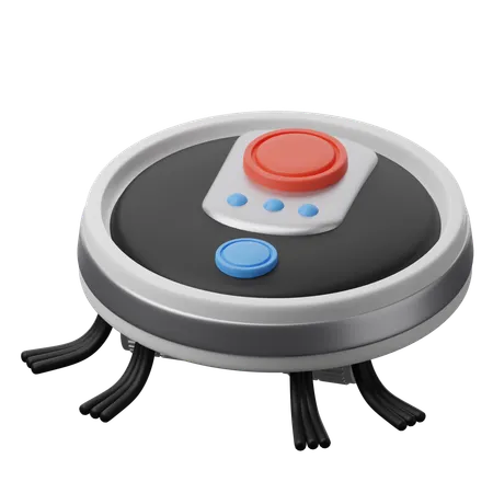 Vacuum Robot  3D Icon