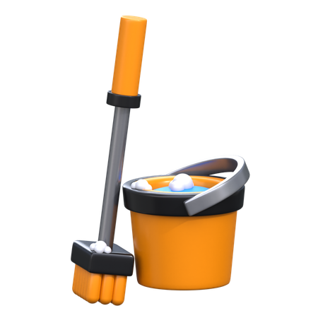 Balai de nettoyage  3D Icon