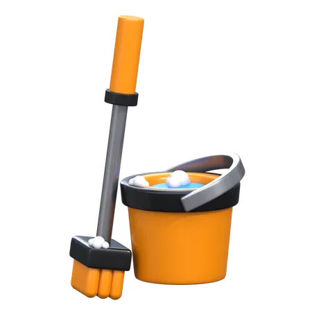 Balai de nettoyage  3D Icon