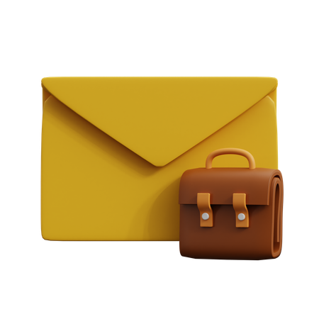 E-mail de vaga de emprego  3D Icon