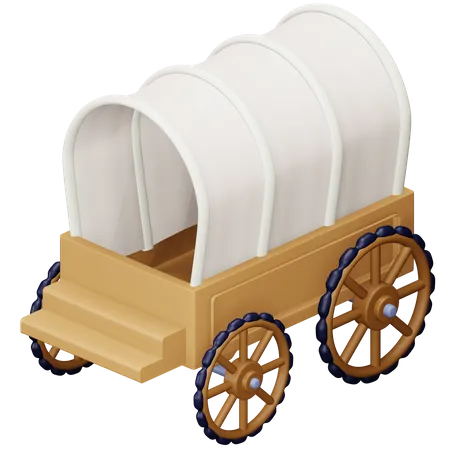Vagão  3D Icon