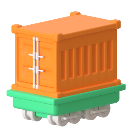 Vagão de transporte  3D Icon