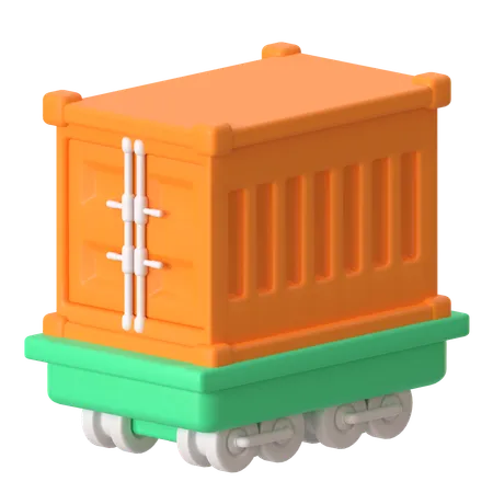 Vagão de transporte  3D Icon