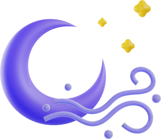 Vague de nuit  3D Icon