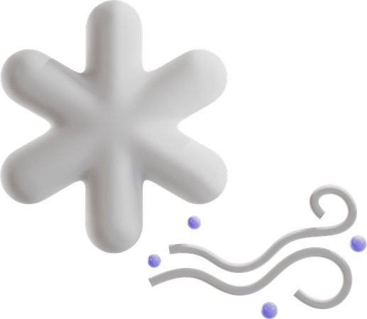 Vague froide  3D Icon