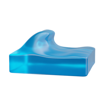 Vagues de l'océan  3D Icon