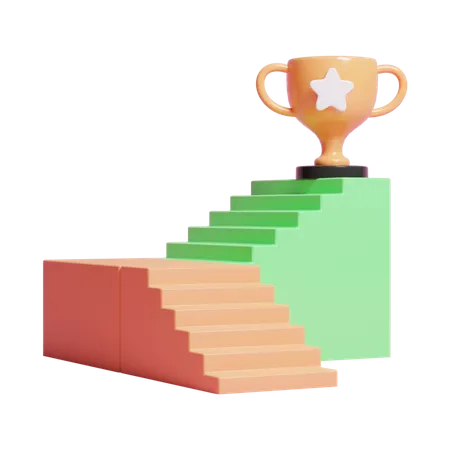 Podium gagnant  3D Icon