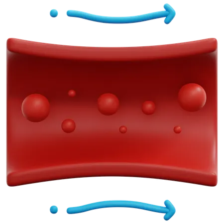 Vaisseau sanguin  3D Icon