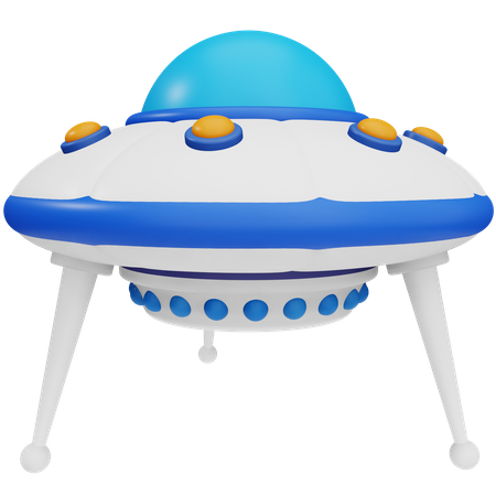 Vaisseau spatial extraterrestre  3D Icon