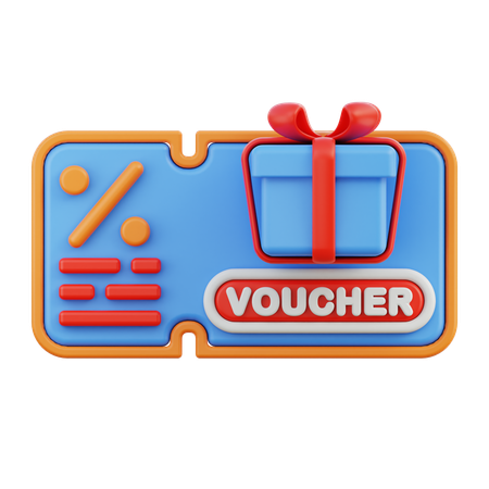 Voucher de presente  3D Icon