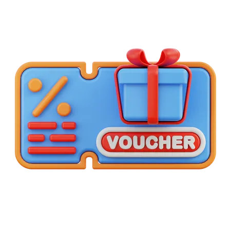 Voucher de presente  3D Icon