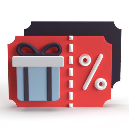 Voucher de presente  3D Icon