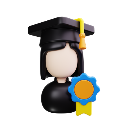 Valedictorian  3D Icon