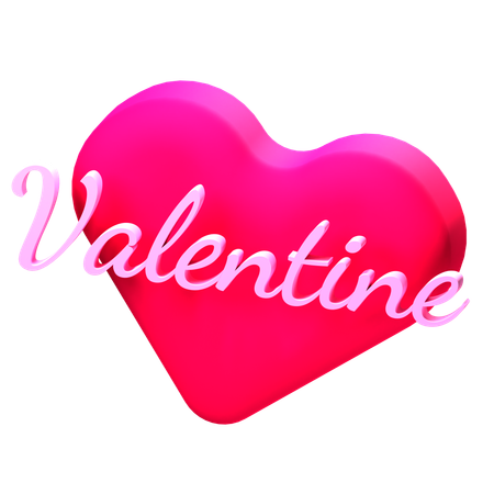 Valentine  3D Icon