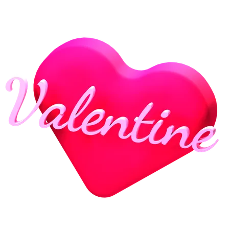 Valentine  3D Icon