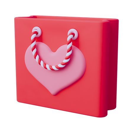 Valentine Bag  3D Icon