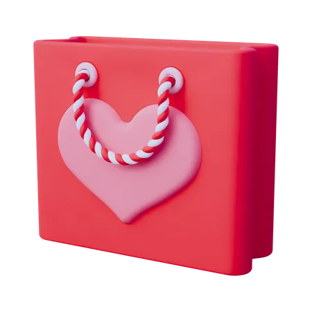 Valentine Bag  3D Icon