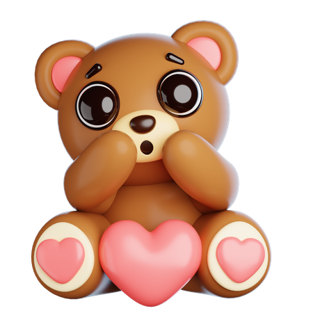 Valentine Bear Ups  3D Icon