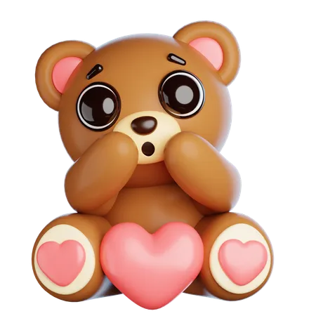 Valentine Bear Ups  3D Icon