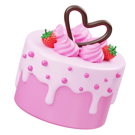 Valentine Cake  3D Icon