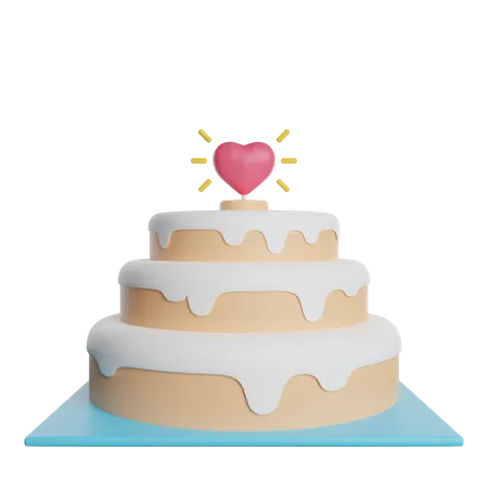Cake Love Delicious 3D Icon