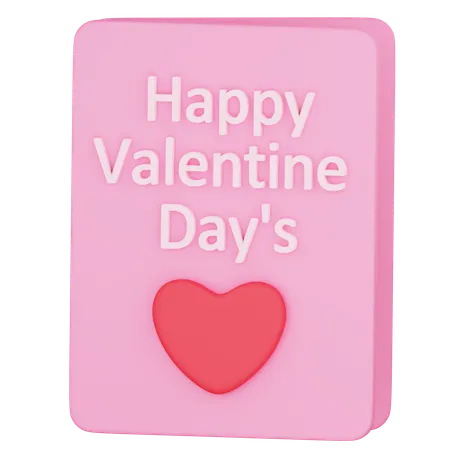 Valentine Card  3D Icon