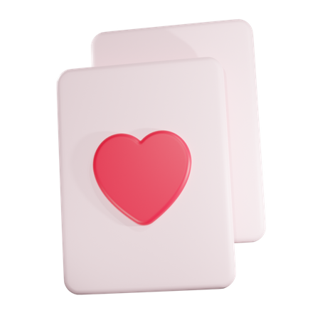 Valentine Card  3D Icon