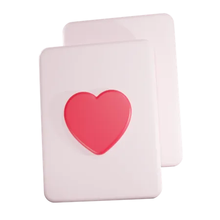 Card Love Valentine 3D Icon
