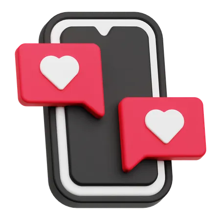 Discussion de la Saint-Valentin  3D Icon