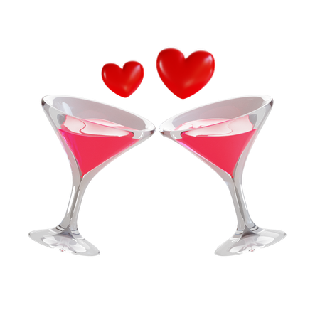 Valentine Cheers  3D Icon