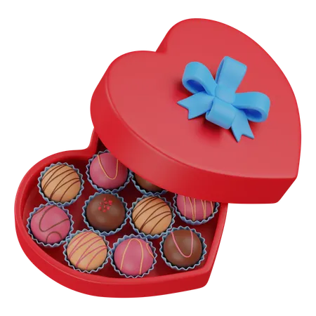 Valentine Chocolate  3D Icon