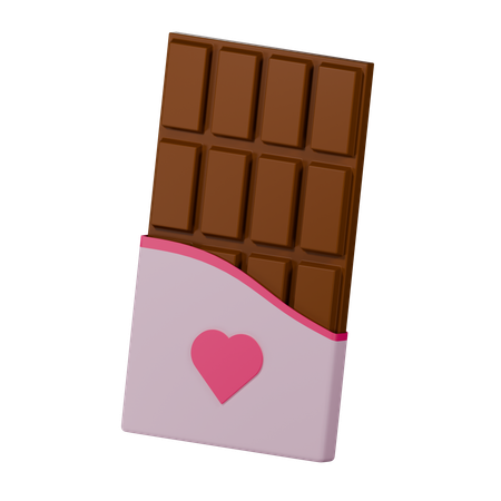 Valentine chocolate  3D Icon