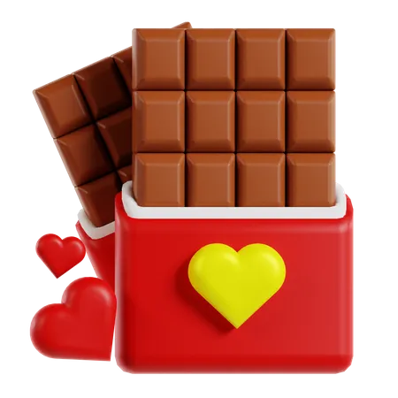 Valentine Chocolate  3D Icon