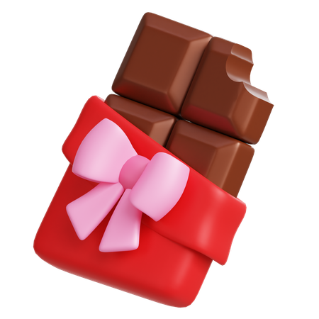 Valentine Chocolate  3D Icon