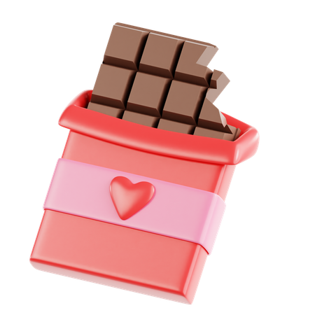 Valentine Chocolate  3D Icon