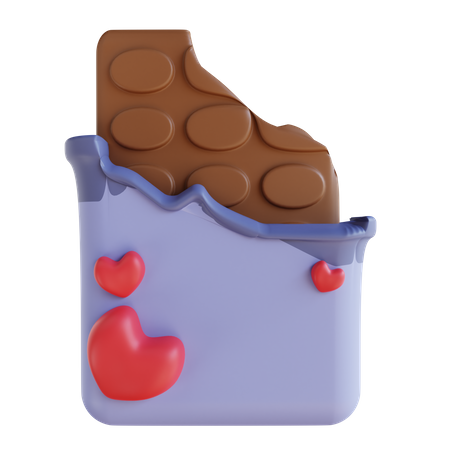 Valentine Chocolate  3D Icon