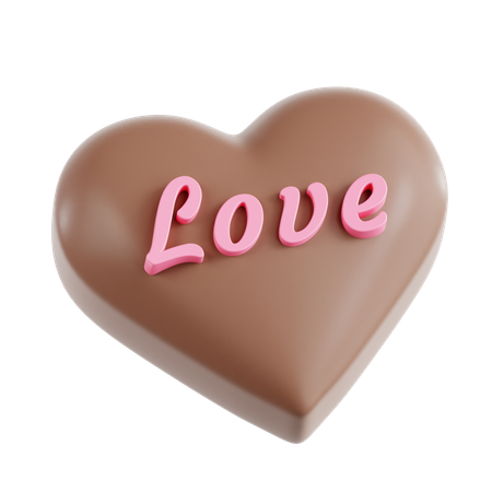 Valentine Chocolate  3D Icon