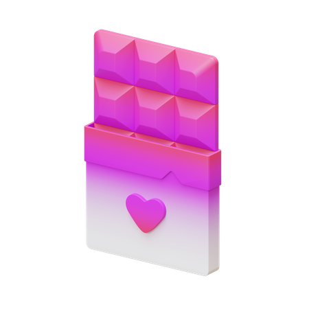Valentine Chocolate  3D Icon