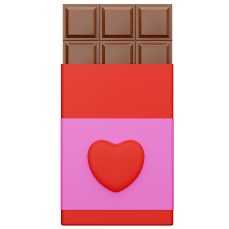 Valentine Chocolate  3D Icon