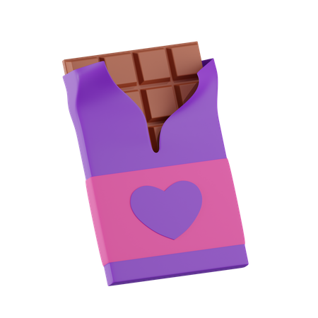 Valentine Chocolate  3D Icon