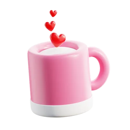 Valentine Cup  3D Icon