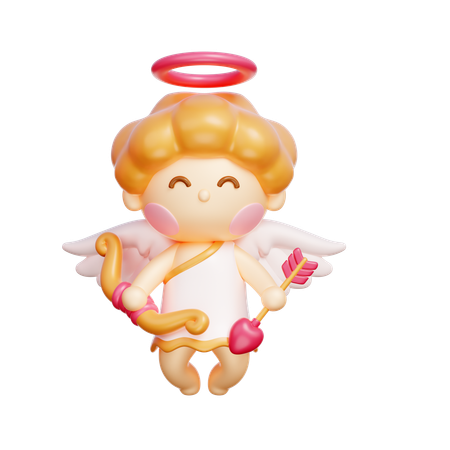 Saint Valentin Cupidon  3D Icon