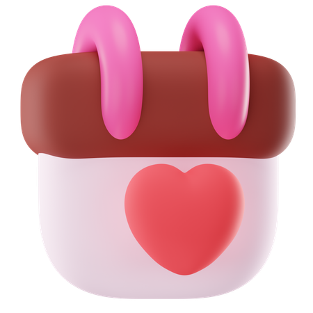 Valentine Date  3D Icon