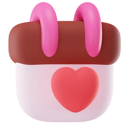 Valentines Day 3 D Illustration 3D Icon