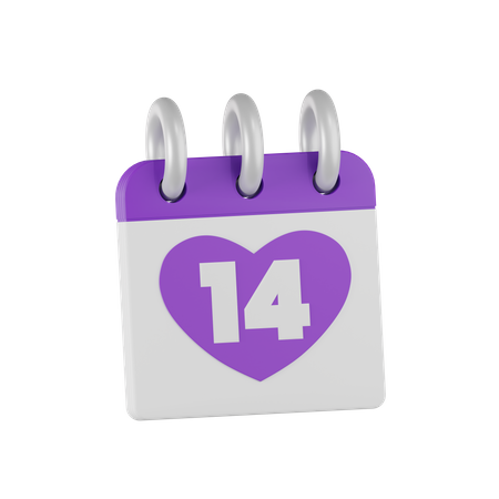 Valentine Date  3D Icon