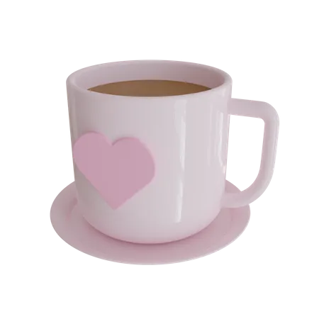 Hot Coffee Illustration 3D Icon