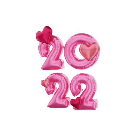 Valentine day 2022  3D Illustration