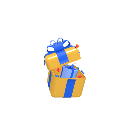 Valentine day box  3D Icon