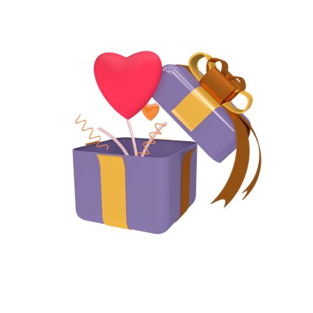 Valentine day gift  3D Icon