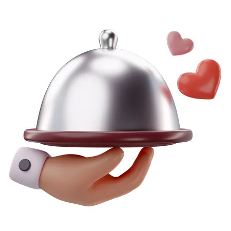 Valentine Dinner  3D Icon